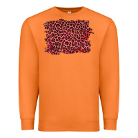 Carrot pink leopard background Premium Sweatshirt - RanaPortraitStore