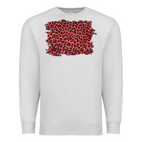 Dove Grey pink leopard background Premium Sweatshirt - RanaPortraitStore