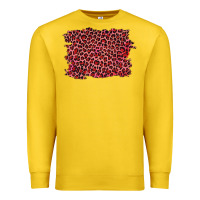 Lemon pink leopard background Premium Sweatshirt - RanaPortraitStore