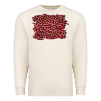 Sandshell pink leopard background Premium Sweatshirt - RanaPortraitStore