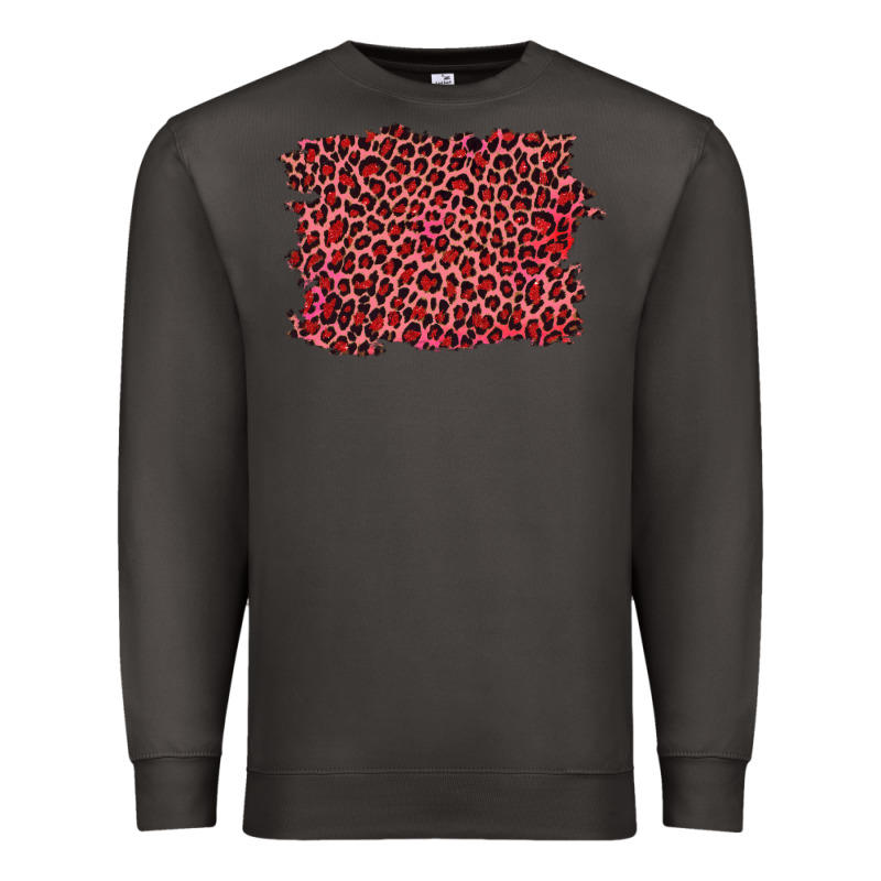 Pink Leopard Background Premium Sweatshirt by RanaPortraitStore | Teevron