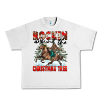 Lunar Rock Rockin Around The Christmas Tree Rodeo Urban Heavy Tee - FaDigitalArtStudio
