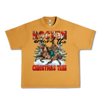 Peanut Butter Rockin Around The Christmas Tree Rodeo Urban Heavy Tee - FaDigitalArtStudio