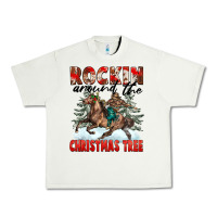Pistachio Rockin Around The Christmas Tree Rodeo Urban Heavy Tee - FaDigitalArtStudio