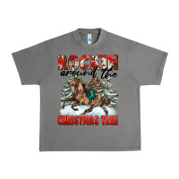 Tornado Rockin Around The Christmas Tree Rodeo Urban Heavy Tee - FaDigitalArtStudio