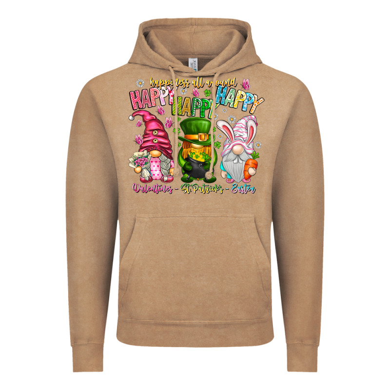 Happiness All Around Happy Valentines Patrick East Vintage Hoodie by CowhideDigitalArt | Teevron