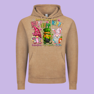 Happiness All Around Happy Valentines Patrick East Vintage Hoodie Designed By Cowhidedigitalart