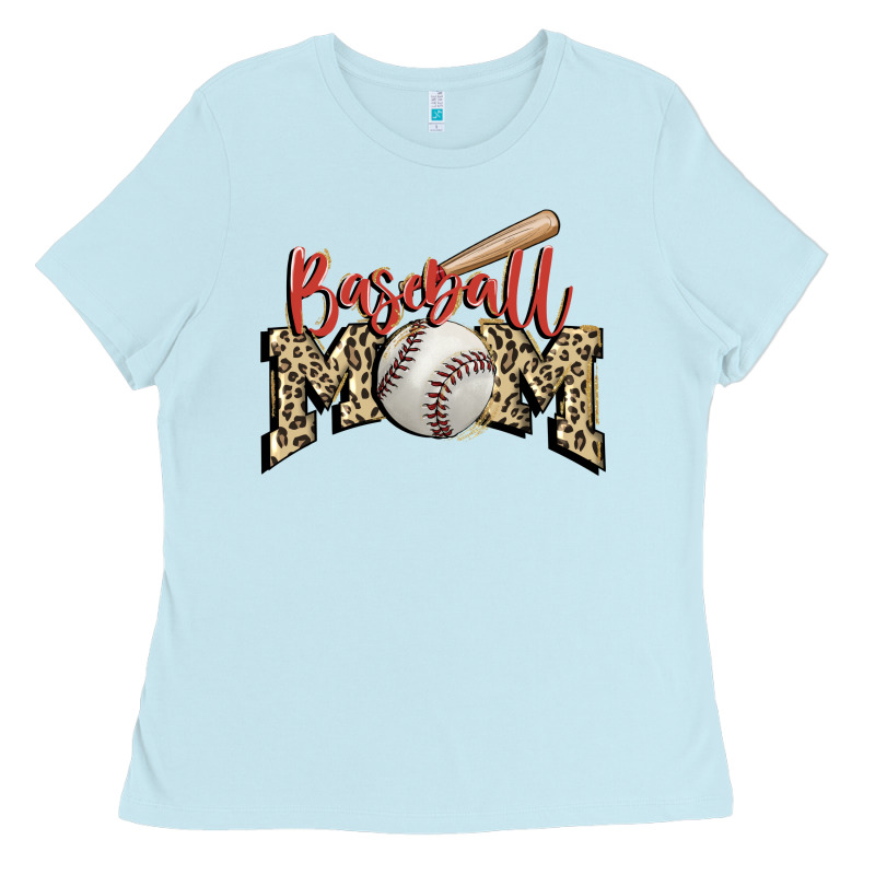 Baseball Mom Ladies Tee by FaDigitalArtStudio | Teevron