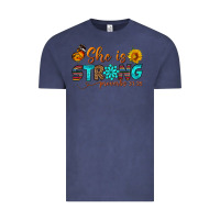 She Is Strong Vintage Tee | Teevron