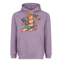 Lavender cupid valentine's day Heavyweight Hoodie - RanaPortraitStore