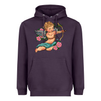 Plum cupid valentine's day Heavyweight Hoodie - RanaPortraitStore