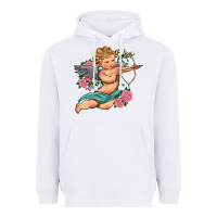 White cupid valentine's day Heavyweight Hoodie - RanaPortraitStore