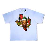 Grape Ice christmas texas highland cow Urban Heavy Tee - Jasminsmagicworld