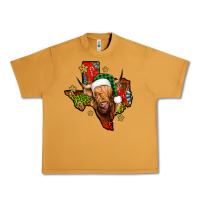 Peanut Butter christmas texas highland cow Urban Heavy Tee - Jasminsmagicworld
