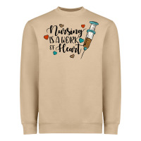Mushroom nursing i̇s a work of heart Heavyweight Sweatshirt - JahusDesignShop