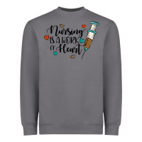 Storm nursing i̇s a work of heart Heavyweight Sweatshirt - JahusDesignShop