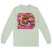 Matcha Howdy Valentine Long Sleeve Tee - CowhideDigitalArt