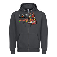 Smoke rocking around the christmas tree Zipper Hoodie - JahusDesignShop
