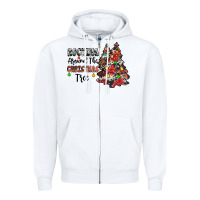 White rocking around the christmas tree Zipper Hoodie - JahusDesignShop