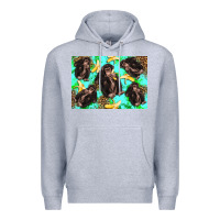 Heather Grey Monkey bananas kid's bottle Premium Hoodie - Artiststas