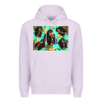 Lilac Monkey bananas kid's bottle Premium Hoodie - Artiststas
