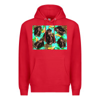 Red Monkey bananas kid's bottle Premium Hoodie - Artiststas