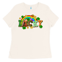 Bone lucky gnome St. Patricks Day Ladies Tee - FaDigitalArtStudio