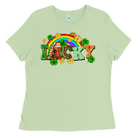 Matcha lucky gnome St. Patricks Day Ladies Tee - FaDigitalArtStudio