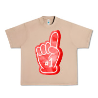 Burro number one foam finger Urban Heavy Tee - FaDigitalArtStudio