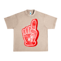 French Oak number one foam finger Urban Heavy Tee - FaDigitalArtStudio