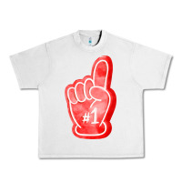 Lunar Rock number one foam finger Urban Heavy Tee - FaDigitalArtStudio