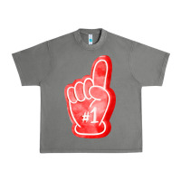 Tornado number one foam finger Urban Heavy Tee - FaDigitalArtStudio
