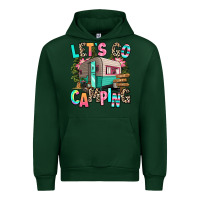 Forest Green let's go camping Urban Hoodie - RanaPortraitStore