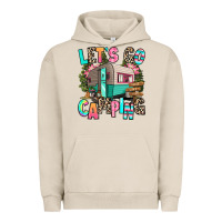 Pigment French Oak let's go camping Urban Hoodie - RanaPortraitStore