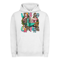 Pigment Lunar Rock let's go camping Urban Hoodie - RanaPortraitStore