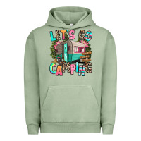Pigment Oil Green let's go camping Urban Hoodie - RanaPortraitStore