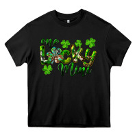Black St. Patrick's Day One Lucky Mini Heavy Core Tee - RanaPortraitStore