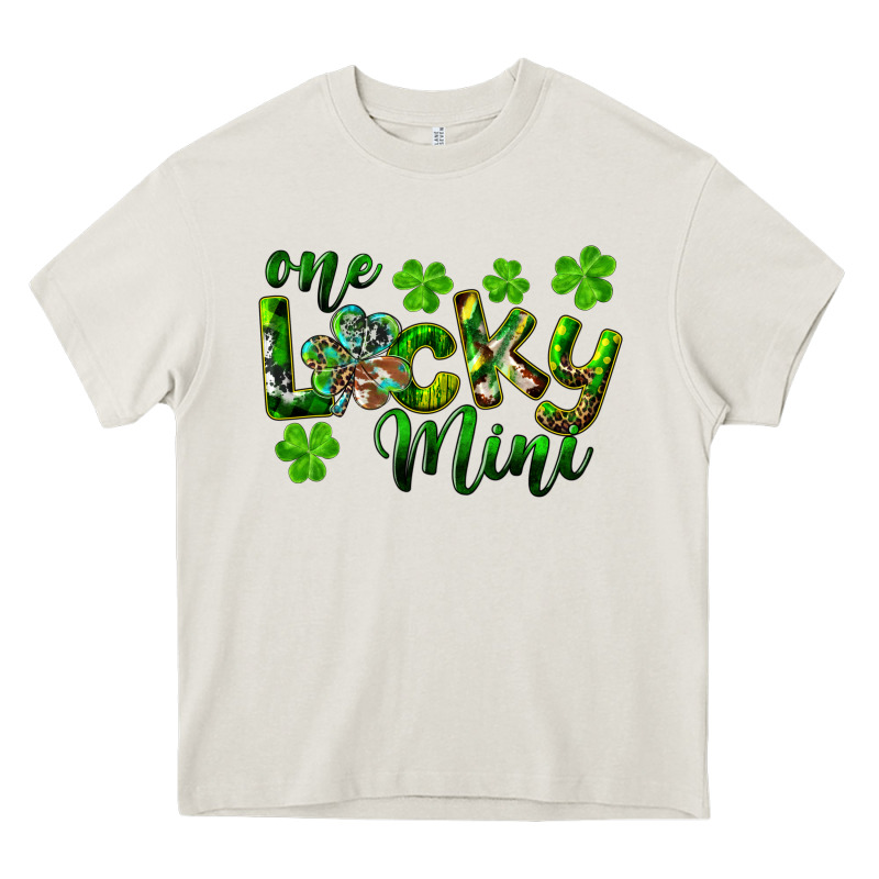 St. Patrick's Day One Lucky Mini Heavy Core Tee by RanaPortraitStore | Teevron