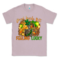 Lilac St. Patrick's Dead inside but feeling lucky Classic Tee - HowdyJamesFarm