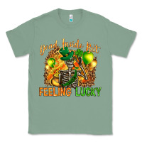 Sage St. Patrick's Dead inside but feeling lucky Classic Tee - HowdyJamesFarm