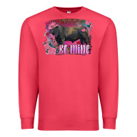 Cardinal be mine black angus bull Premium Sweatshirt - RanaPortraitStore