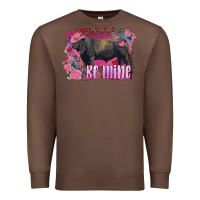 Chestnut be mine black angus bull Premium Sweatshirt - RanaPortraitStore