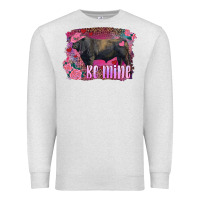 Oatmeal Heather be mine black angus bull Premium Sweatshirt - RanaPortraitStore
