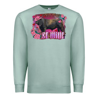 Seafoam be mine black angus bull Premium Sweatshirt - RanaPortraitStore