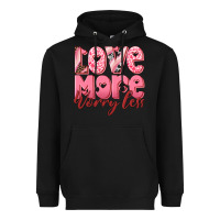 Black love more worry less Heavyweight Hoodie - RanaPortraitStore