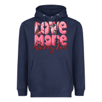Navy love more worry less Heavyweight Hoodie - RanaPortraitStore