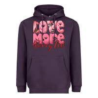 Plum love more worry less Heavyweight Hoodie - RanaPortraitStore