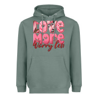 Sage love more worry less Heavyweight Hoodie - RanaPortraitStore