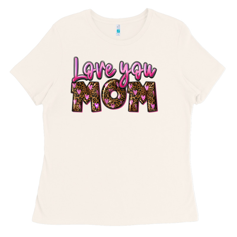 Love You Mom Mother's Day Ladies Tee by FaDigitalArtStudio | Teevron