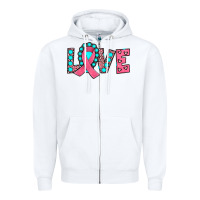 White love Zipper Hoodie - JahusDesignShop